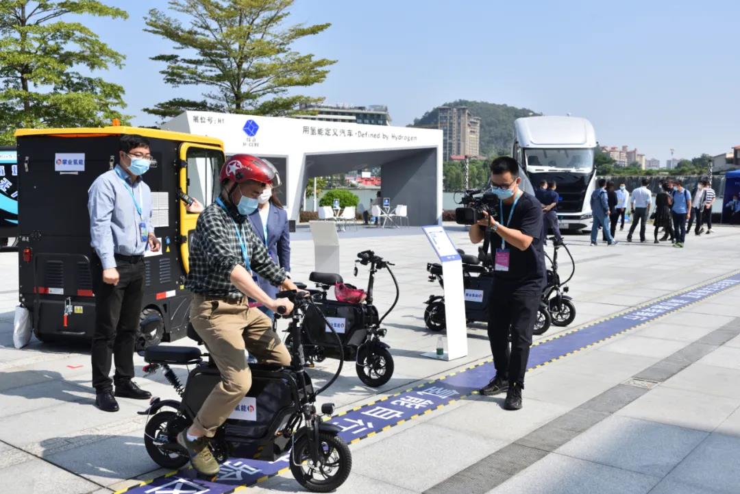 攀业氢能燃料电池自行车